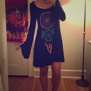 Black Dream Catcher Dress